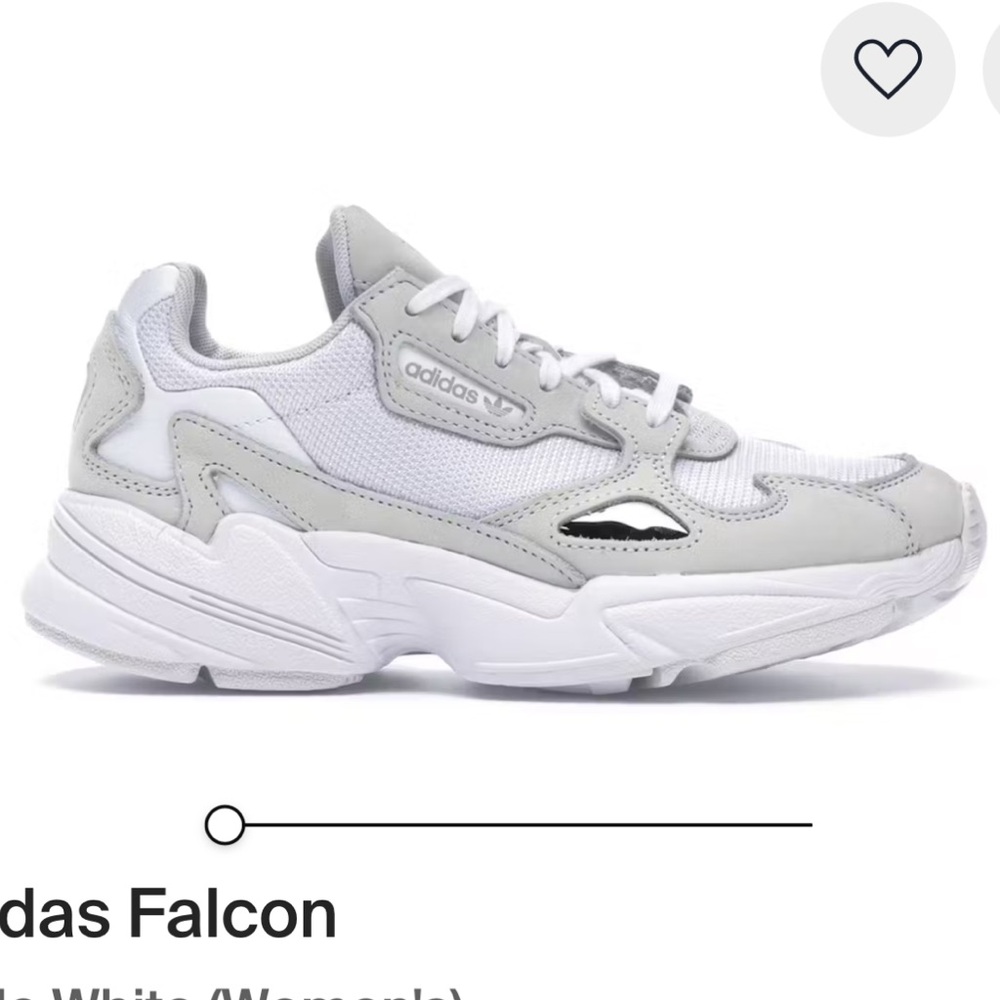 Adidas Falcon Triple White Women's Shoes